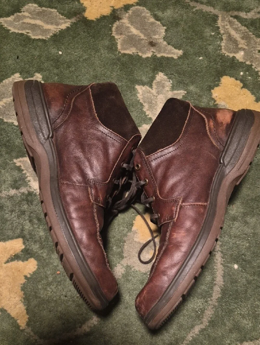 Mephisto Men’s Brown Leather Chukka Boots